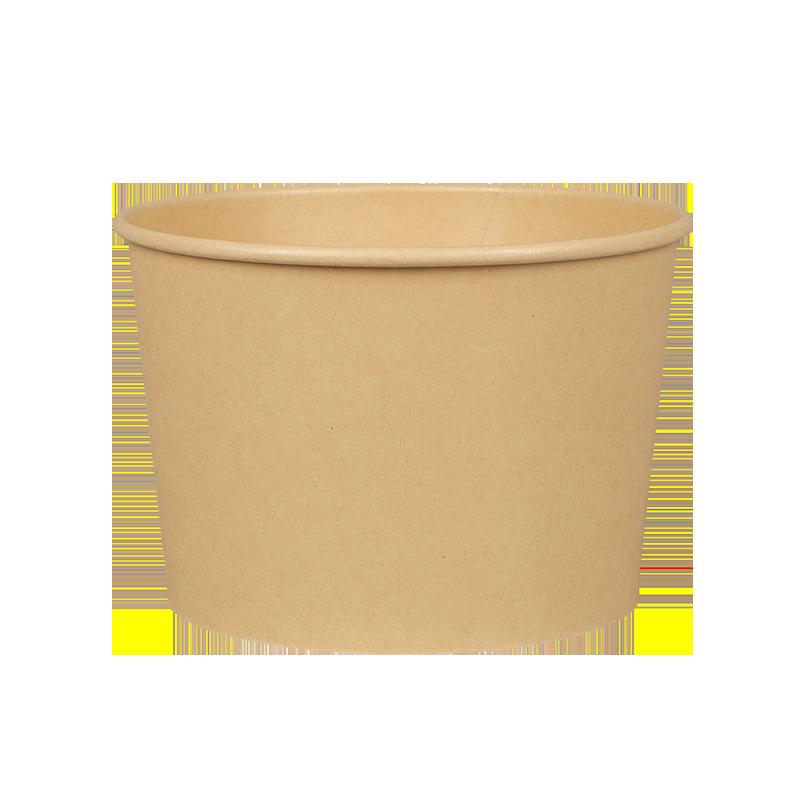 Gu Yue Tiancheng Paper Bowl Disposable Wholesale Stall with Lid Picnic Fast Food Lunch Box Custom Snacks Takeaway Daped Bowl