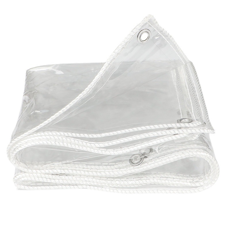 PVC transparent cloth rainproof cloth transparent tarpaulin balcony rain shelter windshield soft glass windshield transparent waterproof canvas
