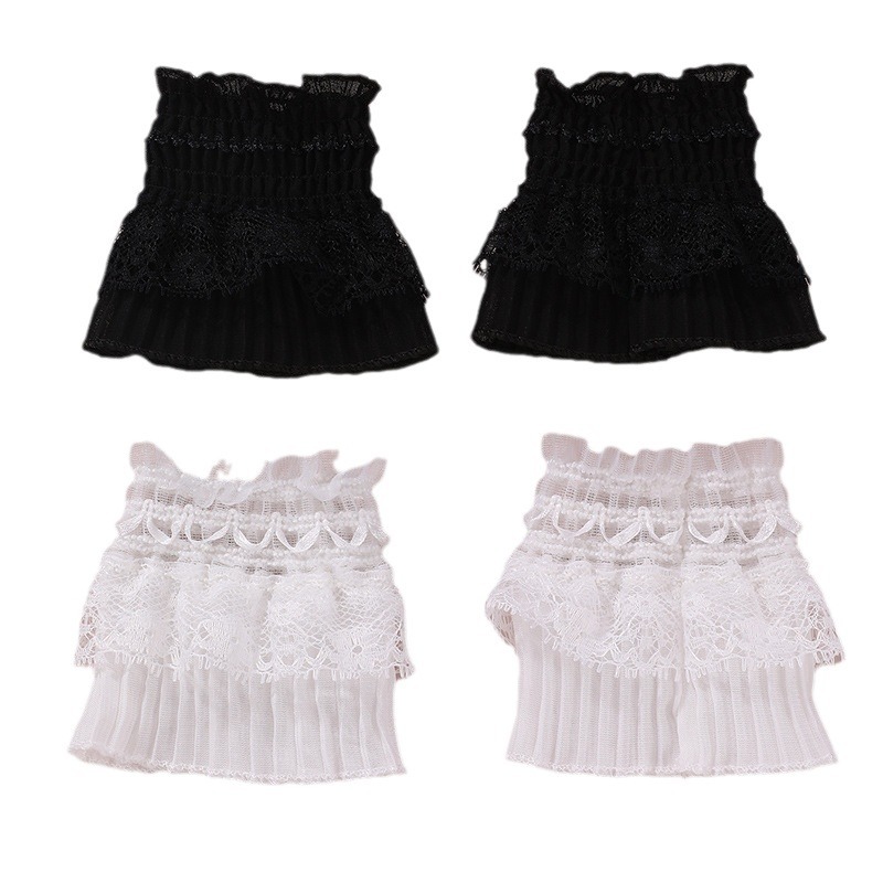Elastic lace fake sleeve simple lace fake cuff decorative bell sleeve lace cross-border children's inner sleeve