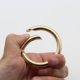 Spring ring open ring alloy keychain bag ring key ring DIY jewelry hanging buckle accessories factory wholesale