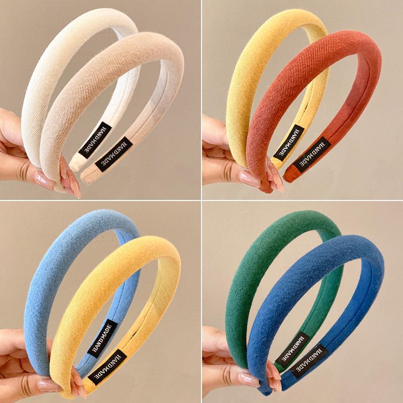 Yu Shuxin same style high Skull top Oval headband Internet celebrity hairpin 2023 New Style face washing headband hair bundle spring headdress