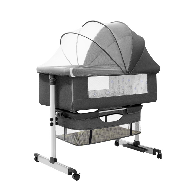 Splicing crib 0-2 years old newborn baby bed Baby Shaker bb children's bed multi-functional foldable Cradle Bed