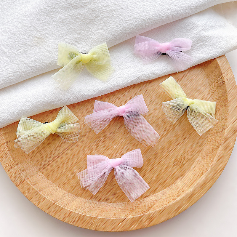 Children's hairpin female summer baby bow headdress little girl internet celebrity hairpin clip hair accessories cute Super Fairy Jewelry