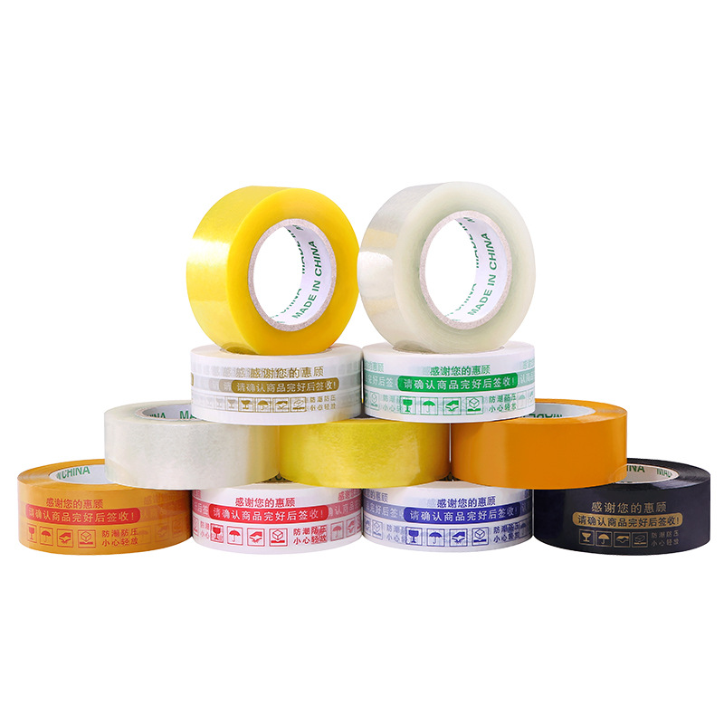 Large roll of transparent packing tape printing sealing tape whole box wholesale e-commerce express tape sealing tape tape