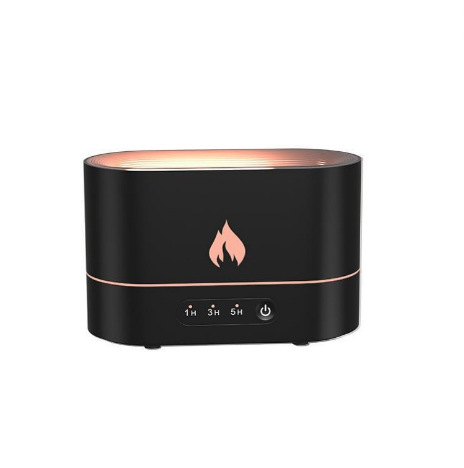 Cross-border flame aromatherapy machine household mini diffuser night light humidification atomizer desktop aromatherapy humidifier