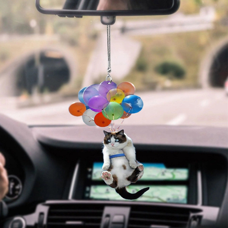 Cutecat 車の装飾キーバックパックアクリルペンダント新製品車両アクセサリーキーホルダーバッグチャーム|undefined