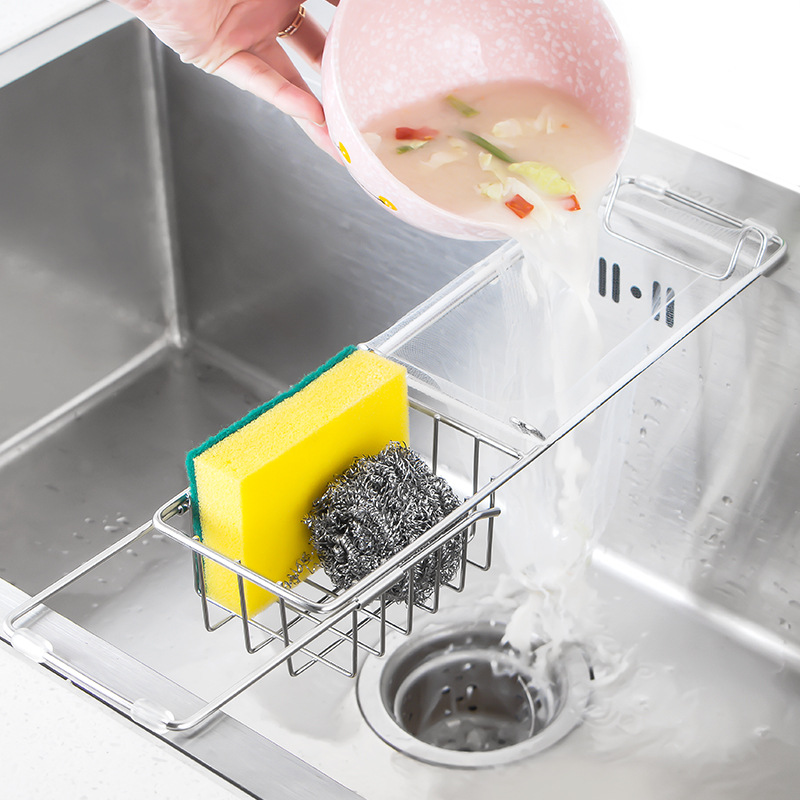 Kitchen sink filter rack kitchen waste leftovers disposable sewer anti-blocking thin filter screen leakage net slag net