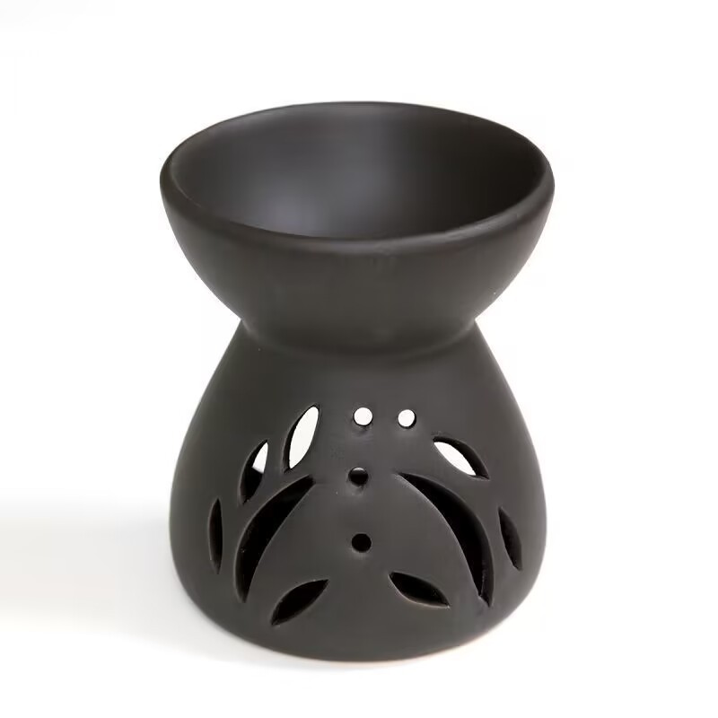 Large Capacity Candle Ceramic Aromatherapy Stove Sleeping Lamp Small Sandalwood Incense Stove with Bracket to Prevent Dry Burning Yoga Home Retro