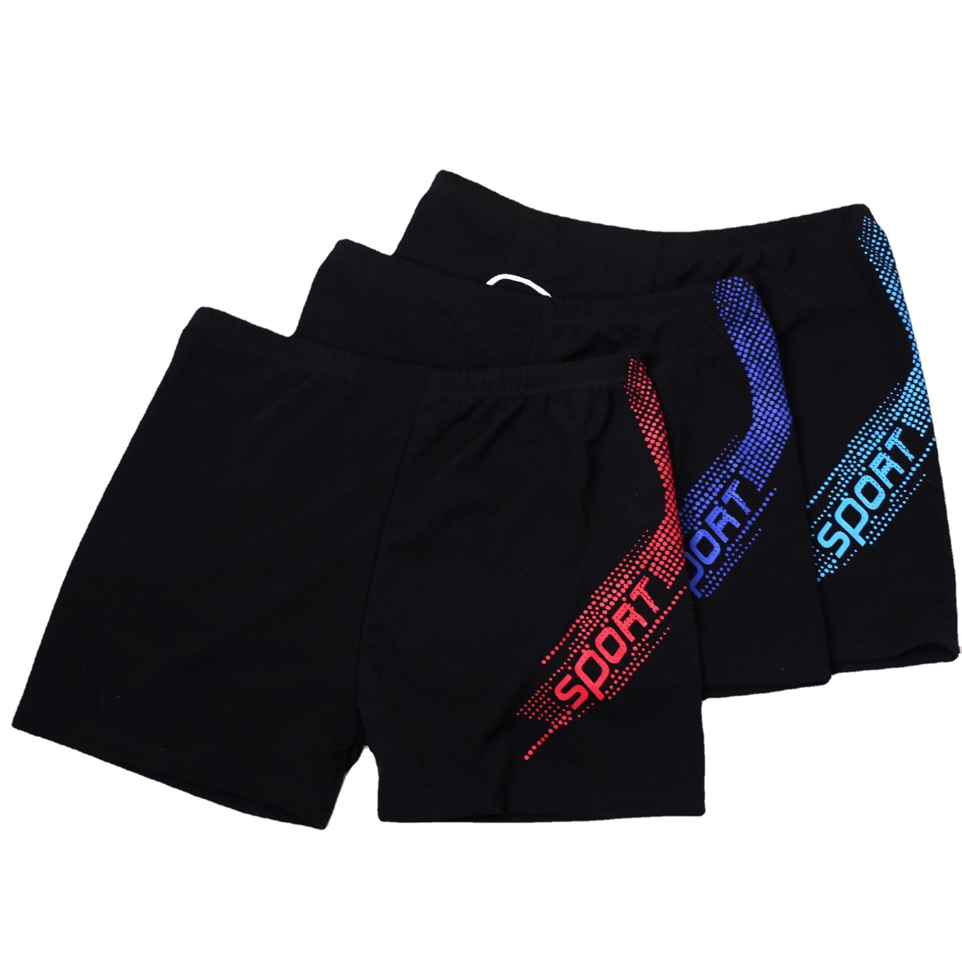 Men's Boxer Swim Trunks Men's Three-point Sports Tight Fashion Swimming Trunks Equipment Men's Swimsuit Printed Swimming Trunks