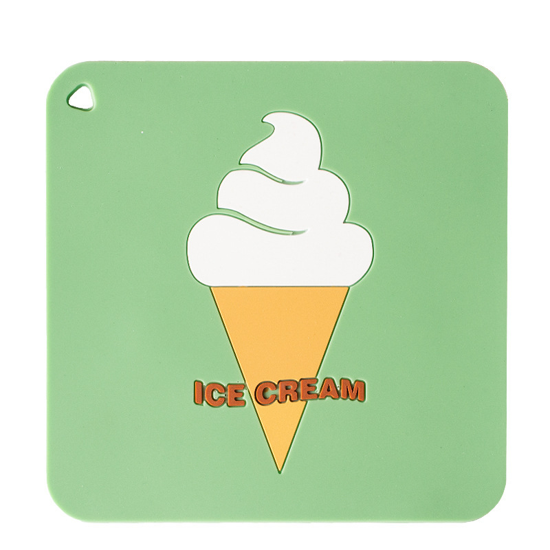Heat insulation pad thickened high temperature resistant bowl pad silicone pan non-slip pad dining table mat coaster cartoon placemat wholesale