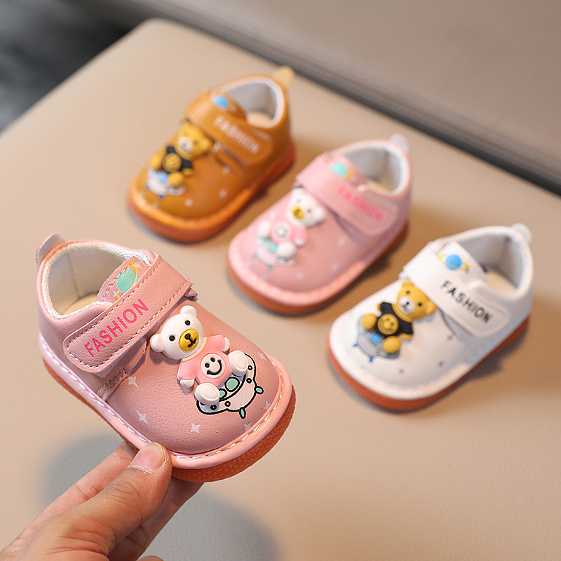 One-piece delivery calling shoes Spring and Autumn new 0-1-2 years old 3 boys and girls baby shoes cartoon soft bottom baby toddler shoes