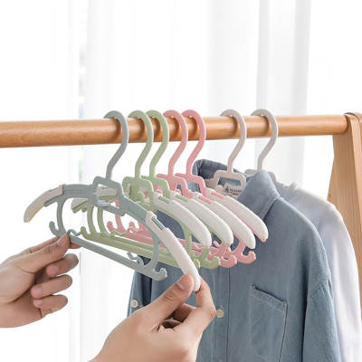 Children's clothes rack wholesale non-slip seamless clothes support household telescopic storage clothes rack baby multifunctional clothes rack