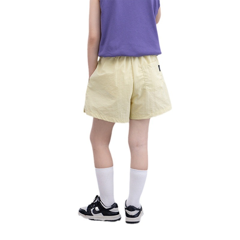Children's Quick-drying Shorts 2024 Summer New Girls Thin Sports Pants Five-length Pants Large Children's Outdoor Casual Pants