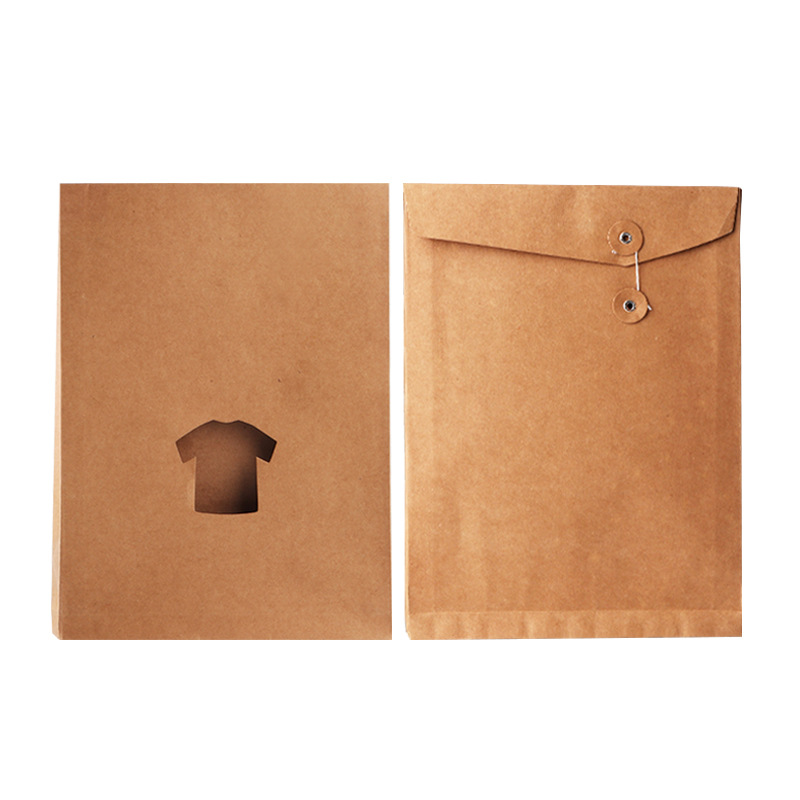 Kraft paper file bag spot A4 file bag a3 envelope logo garment bag short sleeve T-shirt shirt pants bag