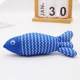 Corrugated fish moving eyes blue