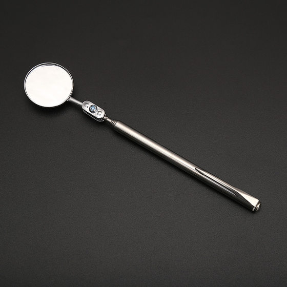 30mm small round mirror round retractable tool 360 degree universal inspection mirror detection reverse view inspection point inspection