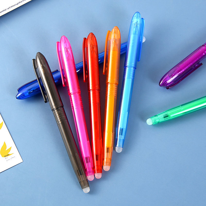 Foreign trade new temperature control Erasable Gel Pen creative hot erasable 0.5 color pen can be customized manufacturers wholesale