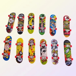Amazon cross-border children's educational toys desktop alloy finger skateboard mini fingertip skateboard baby toys