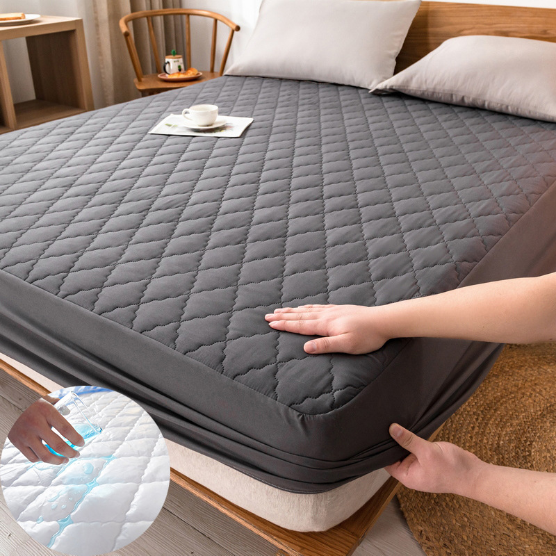New quilted waterproof bed hat single-piece thick all-inclusive bed cover mattress protection cover dust cover non-slip bed cover wholesale