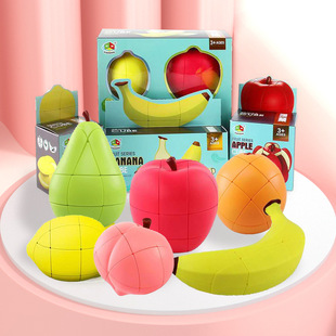 [Pan New Fruit Rubik's Cube Series] Banana, Lemon, Peach, Pear, Orange, Alien, Third-order Children's Rubik's Cube
