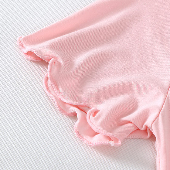 Children's and Girls' Nightgown Baby's Home Clothes Pajamas Nightgown Mother's and Daughters Parent's Home Clothes Air-conditioning Clothes Modal Summer