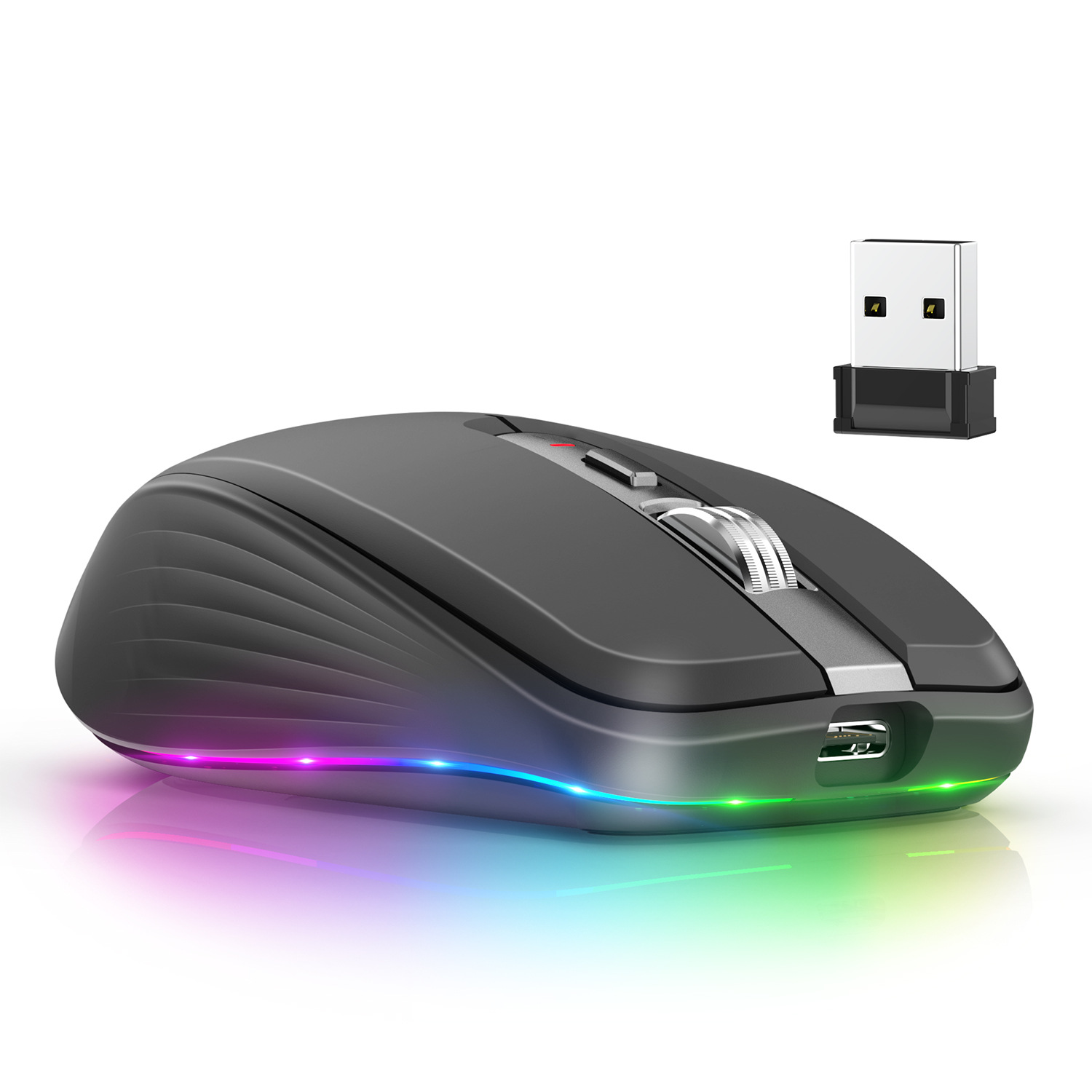 2,4G Двухрежимная Bluetooth 5,1 Беспроводная мышь ABS немой компьютер MOUSE2400dpi Amazon Ebay в наличии