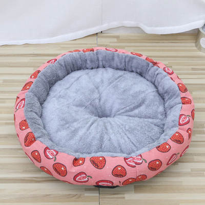 Pet supplies foreign trade cat kennel dog kennel Amazon nest pad round cotton Kennel Dog cat general nest manufacturers wholesale