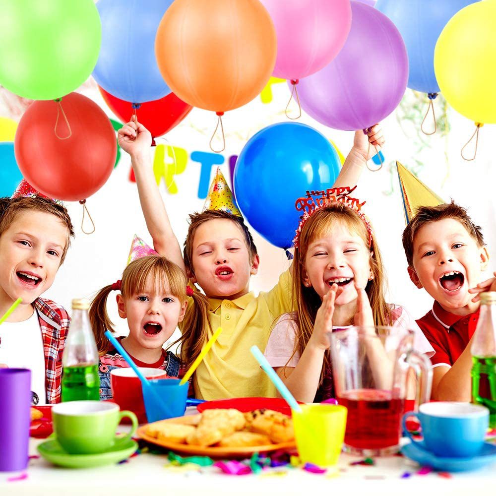 8 grams of 18 inch clap ball collision elastic Latex Ball balloon toy birthday party supplies bounce perforated ball
