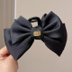 High-grade satin gold logo min bow