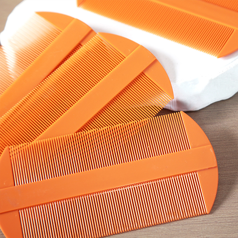 Grate comb wholesale plastic double-sided comb to scalp lice comb two-dollar stall cat and dog lice removal