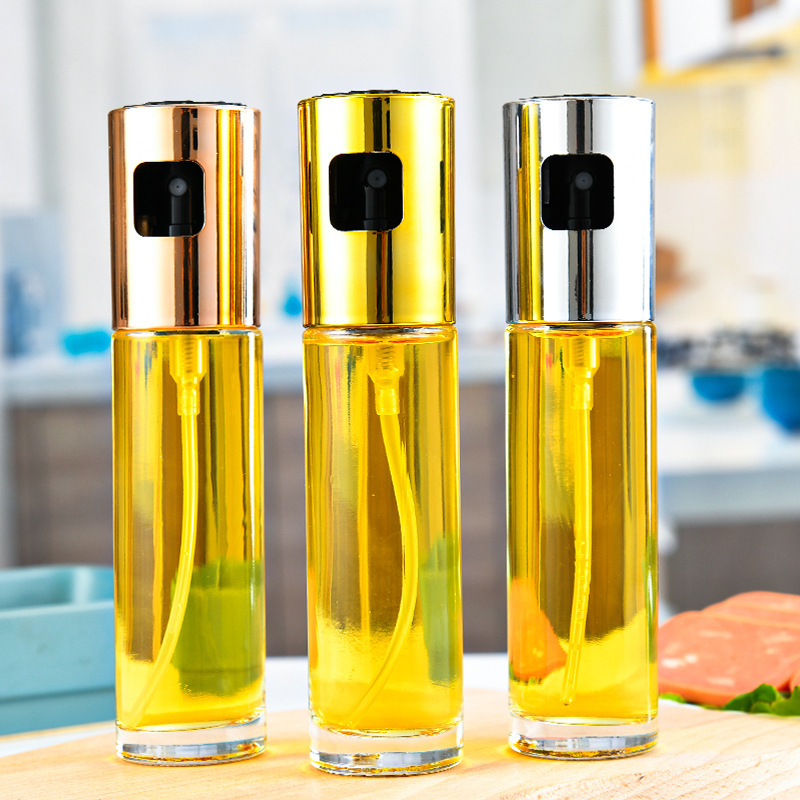 Glass Spray Bottle Olive Oil Spray Bottle Air Fryer Spray Bottle Outdoor Barbecue Press Spray Spray Bottle