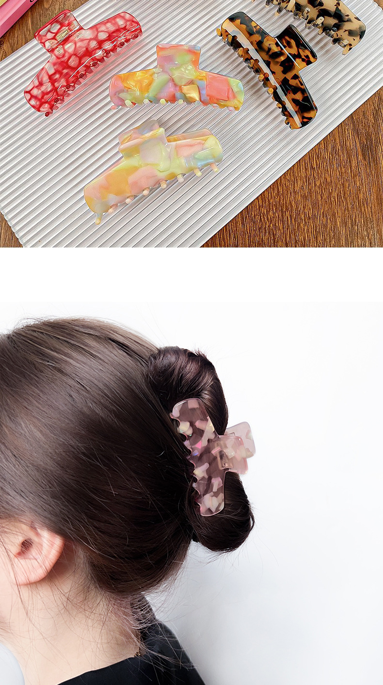 Baifeiya hochwertiges Acetat, französisches Haarspange mit romantischem Temperament, Hochsteckfrisur, Haifisch-Clip, großer Haargriff, Kopfschmuck_voghion.com