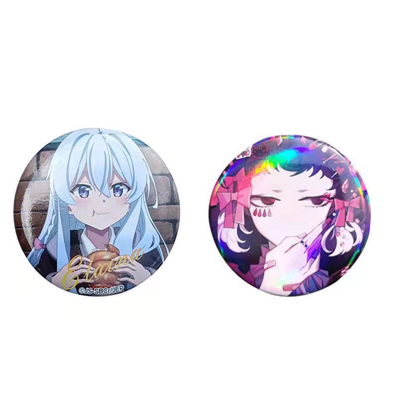 With badge blank round paper handmade DIY badge medal hand-painted painting art round paper 100 a pack
