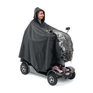 Factory spot cross-border e-commerce Amazon elderly electric four-wheel scooter raincoat poncho rain cover