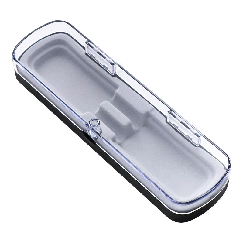 Spot Plastic Flip Pen Box Advertising Gift Pen Box Printing logo Metal Pen Packaging Box Office Stationery