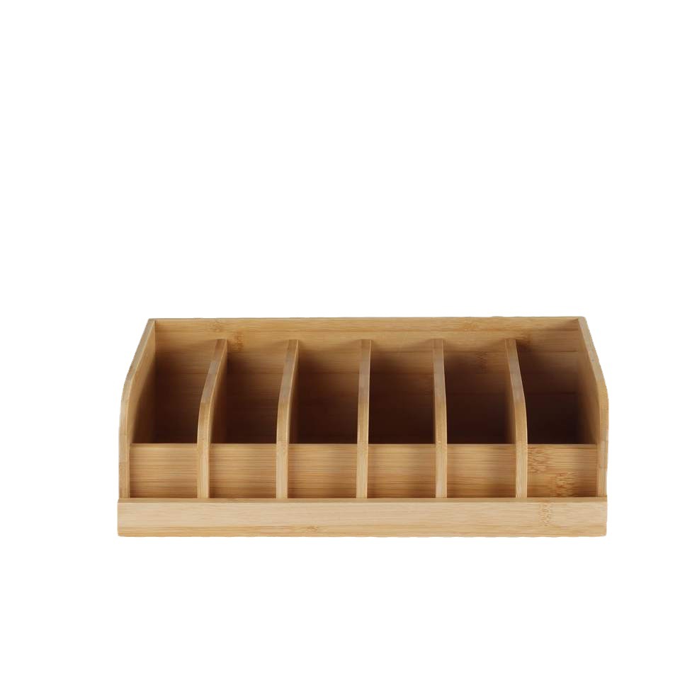 Belt storage box wooden men's belt tie display box wooden multi-grid format organizing storage wooden box