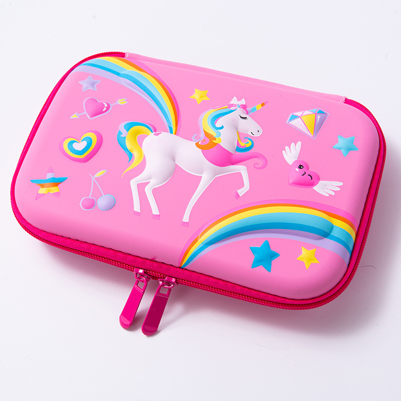 Factory in stock student EVA stationery box cartoon pattern pencil case multifunctional convenient pencil case stationery box