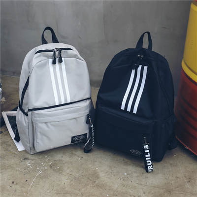 2024 New backpack men's large capacity couple backpack College high school student schoolbag campus travel Fashion double back