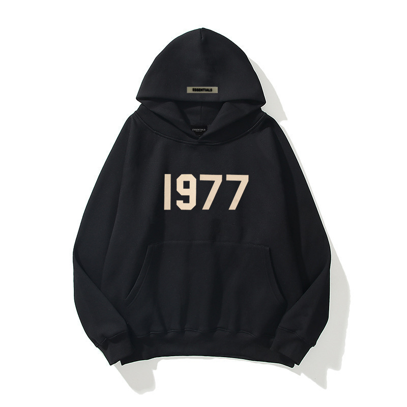 ESSENTIALS double line FOG fashion brand high street loose Chinese cotton New 1977 letter sweater men's and women's hoodie F