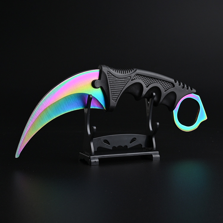 Game peripheral csgo claw knife unopened blade claw knife toy model knife self-defense cold weapon eagle claw knife play