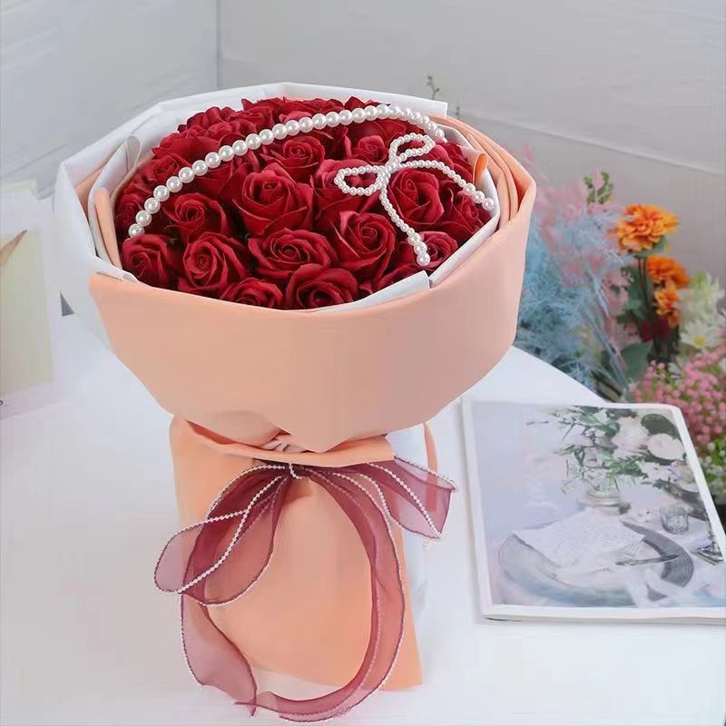 Goddess Festival romantic mother Pearl bow cake decoration Mother's Day online celebrity Valentine's Day decoration holiday party