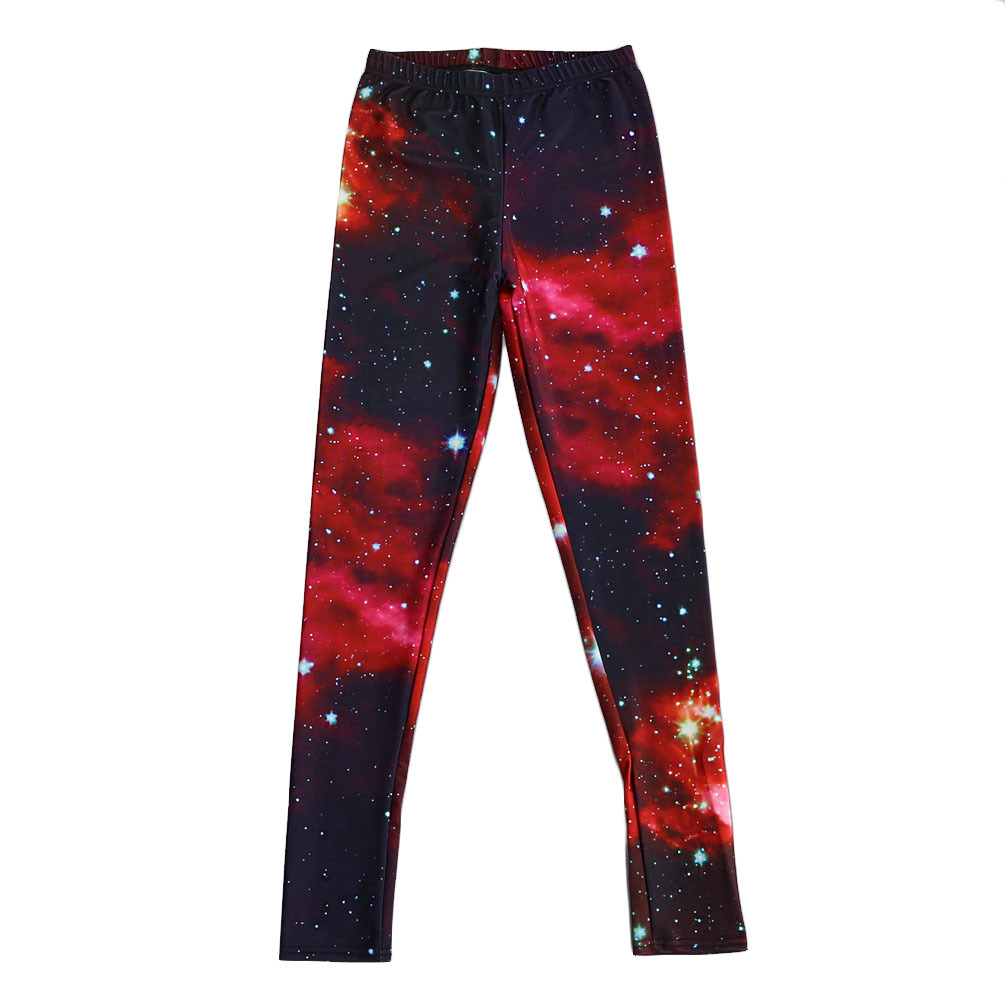Cross-border European and American Hip-lifting Sexy Women's Ankle-length Pants One-piece Pants Tight-fitting Leggings Outer Wearing Picture Printing