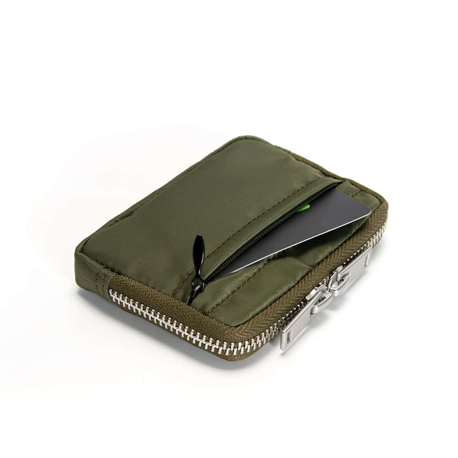 Simple and compact multi-functional Coin Coin purse hand-held RFID anti-theft card swiping bag mini key storage bag_voghion.com