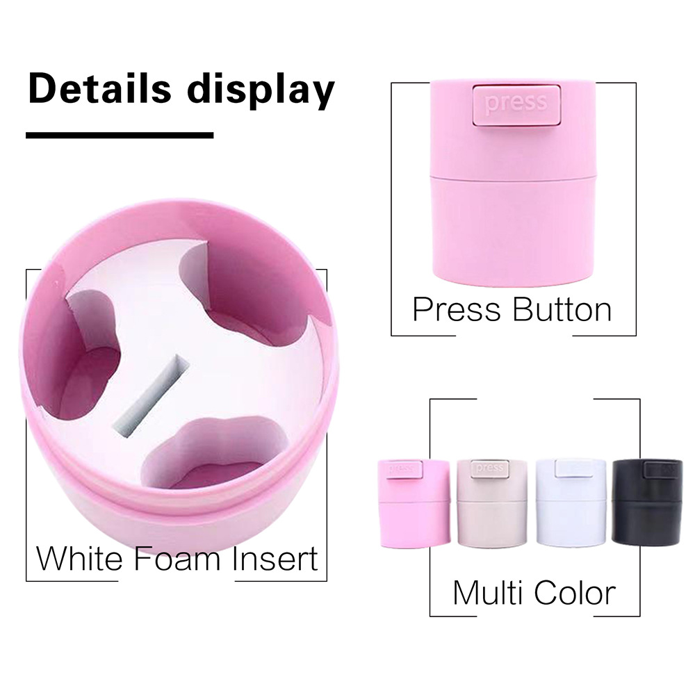 Cross-border in stock wholesale eyelash glue storage tank glue storage box sealed fresh-keeping lightweight cross-border hot