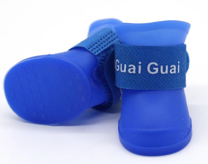 Multicolor Spot Pet Silicone Rain Shoe Cover S/M/L/XXL Pet Shoes Outgoing Rain Shoes Waterproof Non-slip Anti-dirty