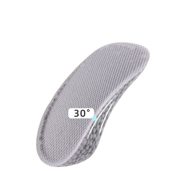Small Foam boost Inner Height Increasing Insole Sports Half Pad Shock Absorption Light Sweat Absorbing Invisible Height Increasing Seven-point Pad for Men and Women