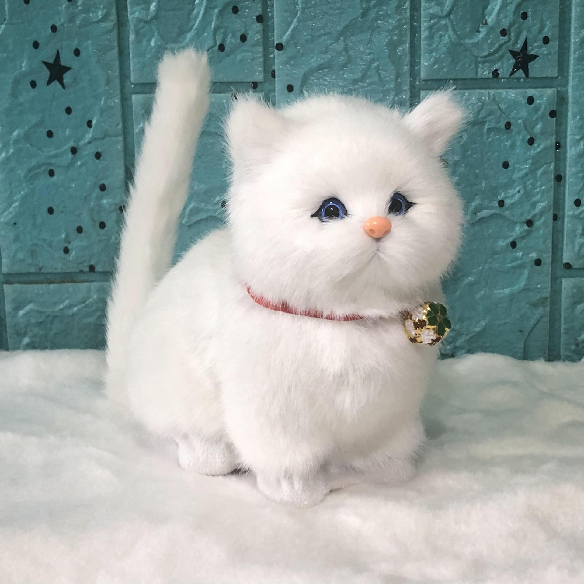 Вызов Кошки моделирование Детская кукла игрушка подарок на день рождения женский День Святого Валентина Милая Изысканная модель животного домашнее животное