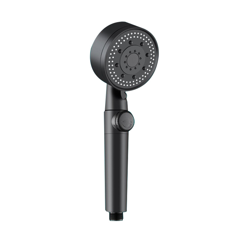 Magic Black Five-gear Filter Bath Pressurized Hand-held Pressurized Shower Shower Head Shower Head Wholesale Price Excellent