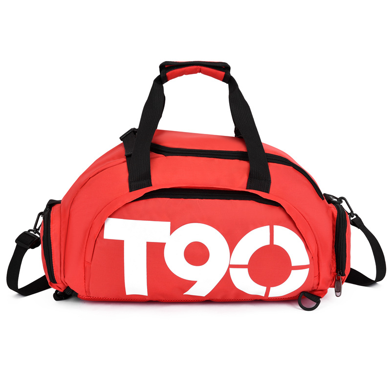 T90 Short Distance Sports Fitness Bag Dry and Wet Separate Travel Bag Foldable Multifunctional Outdoor Luggage Storage Bag