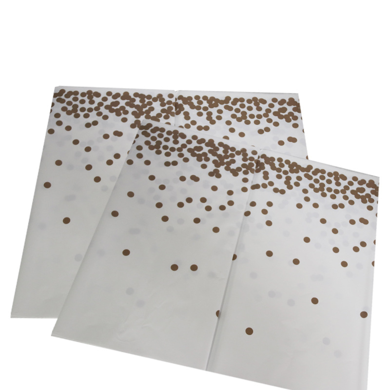 Birthday tablecloth disposable bronzing dot Golden Rose gold dessert table cloth plastic thickened PE tablecloth